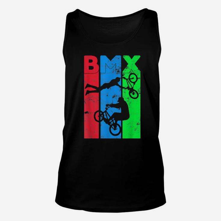 Vintage Bmx Bike Bicycle Racing Stunt Unisex Tank Top