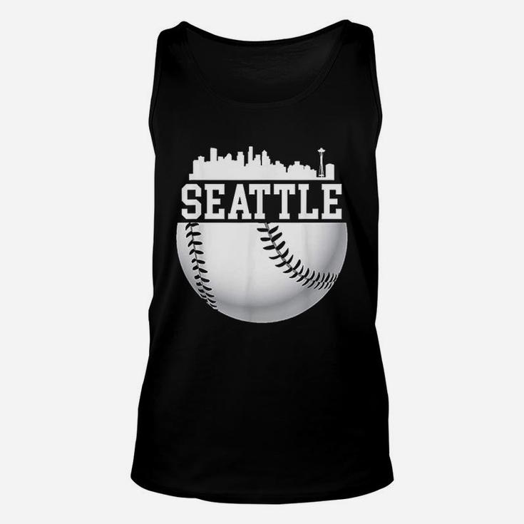 Vintage Downtown Seattle Baseball Retro Washington Unisex Tank Top