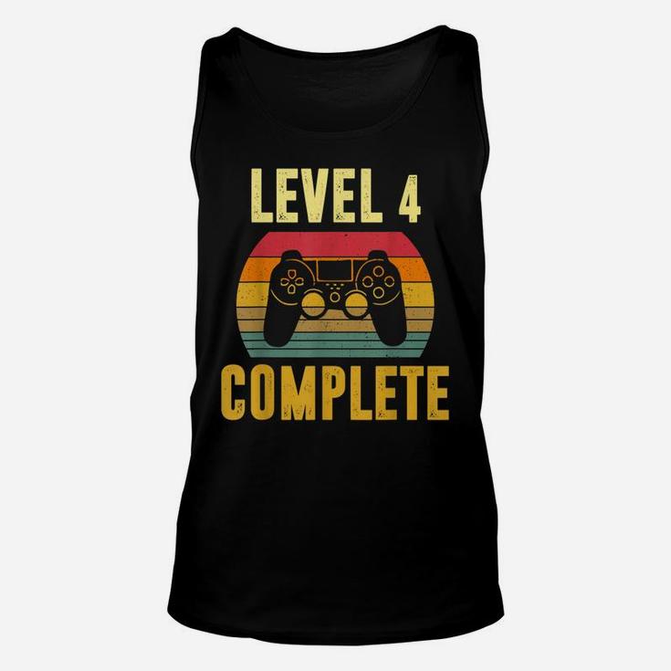 Vintage Level 4Th Complete 4 Year Wedding Anniversary Unisex Tank Top