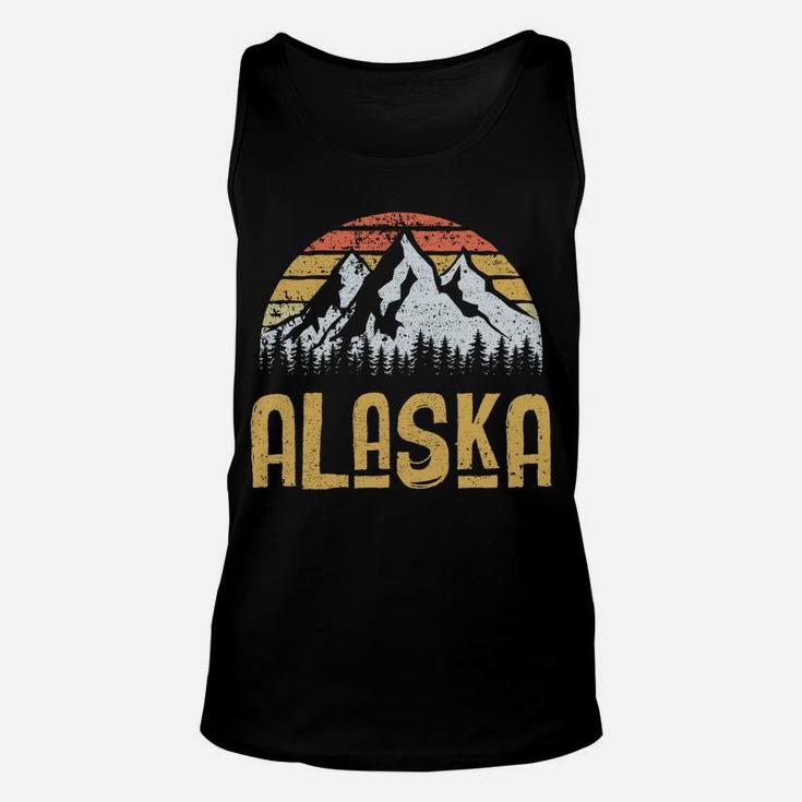 Vintage Retro Alaska US Mountains Glacier Hoodie Unisex Tank Top
