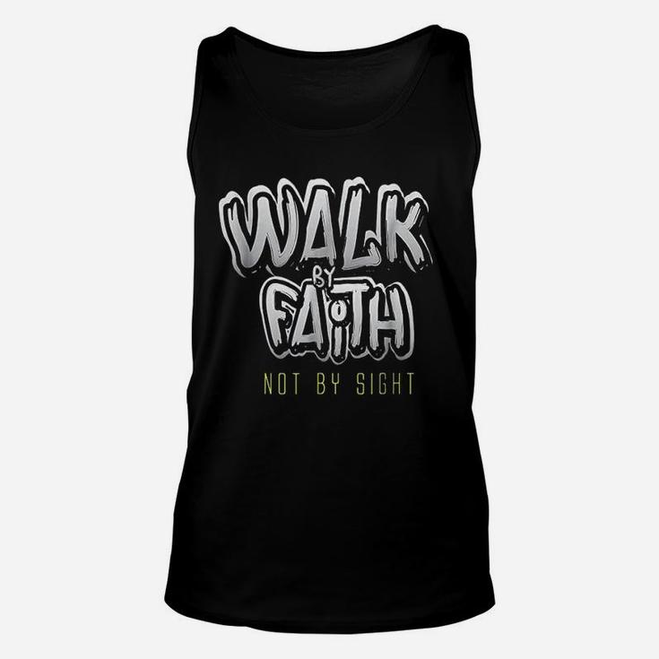 Walk By Faith Not By Sight Unisex Tank Top