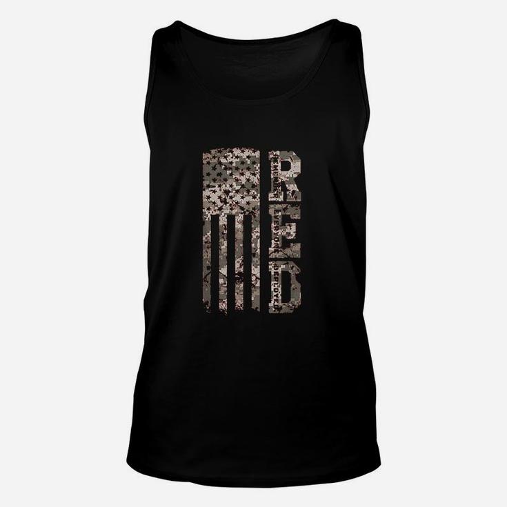 Wear Red On Friday Support Our Military Veteran Unisex Tank Top