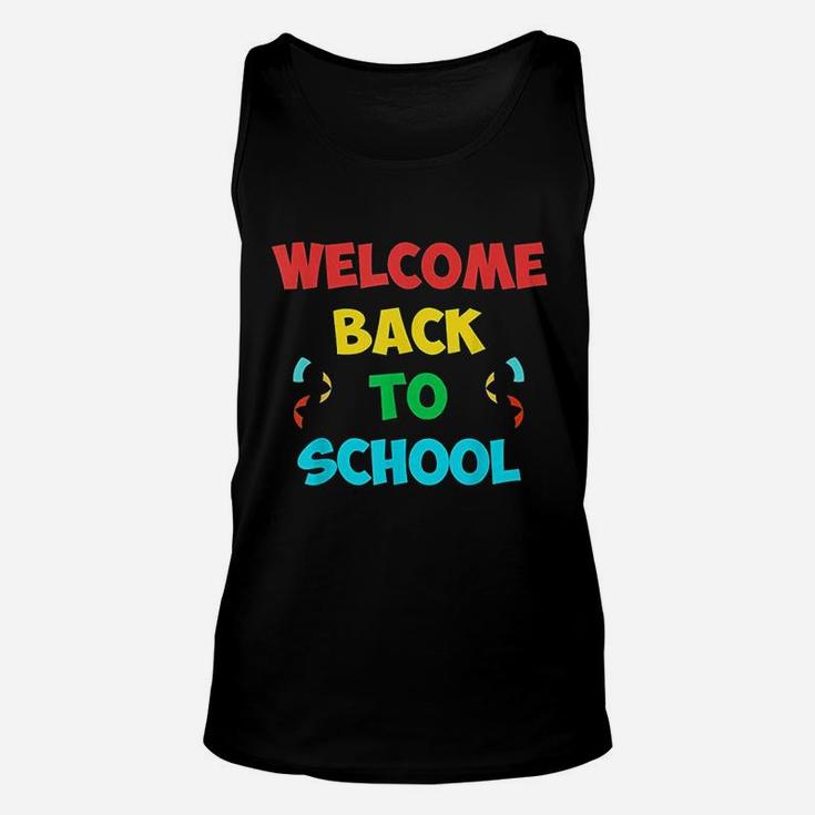 Welcome Back To School Unisex Tank Top