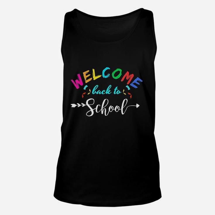 Welcome Back To School Unisex Tank Top