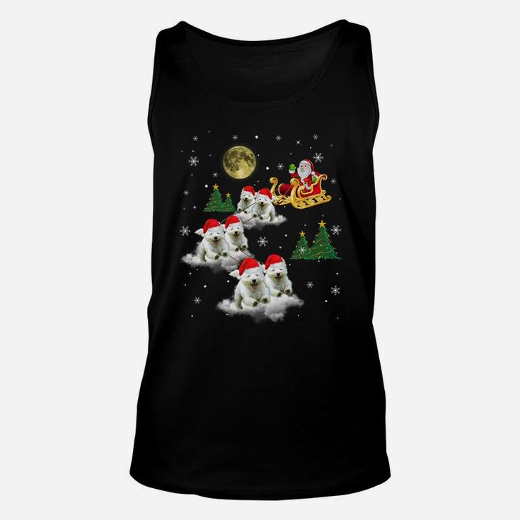 Westie Christmas Funny Westie Dog Lover Gift For Xmas Pajama Unisex Tank Top