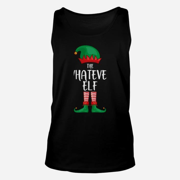 Whatever Elf Christmas Party Matching Family Group Pajama Unisex Tank Top
