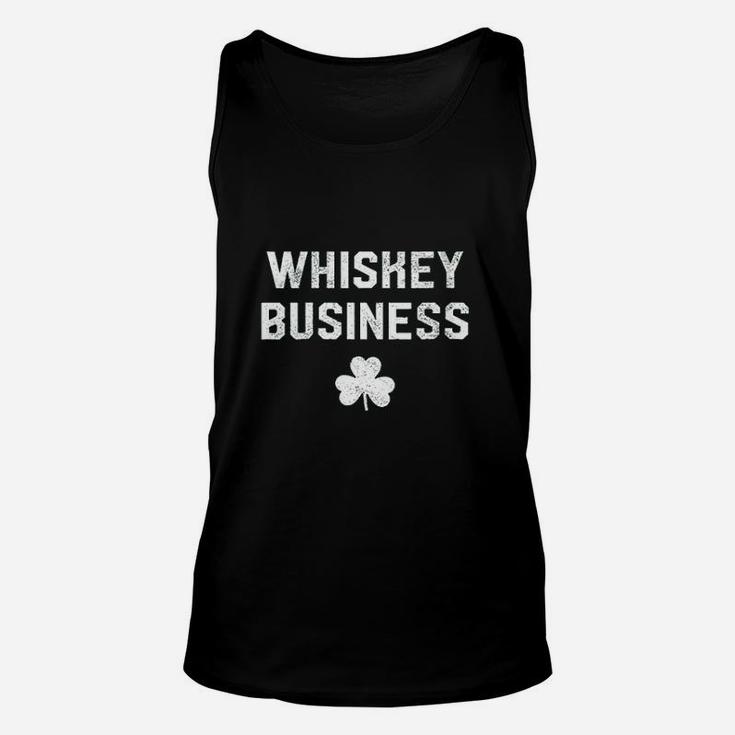 Whiskey Business St Pattys Day Unisex Tank Top