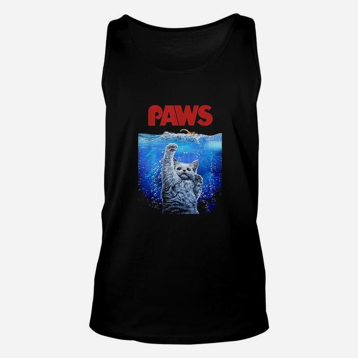 White Siamese Cat Threat From The Deep Sea Unisex Tank Top