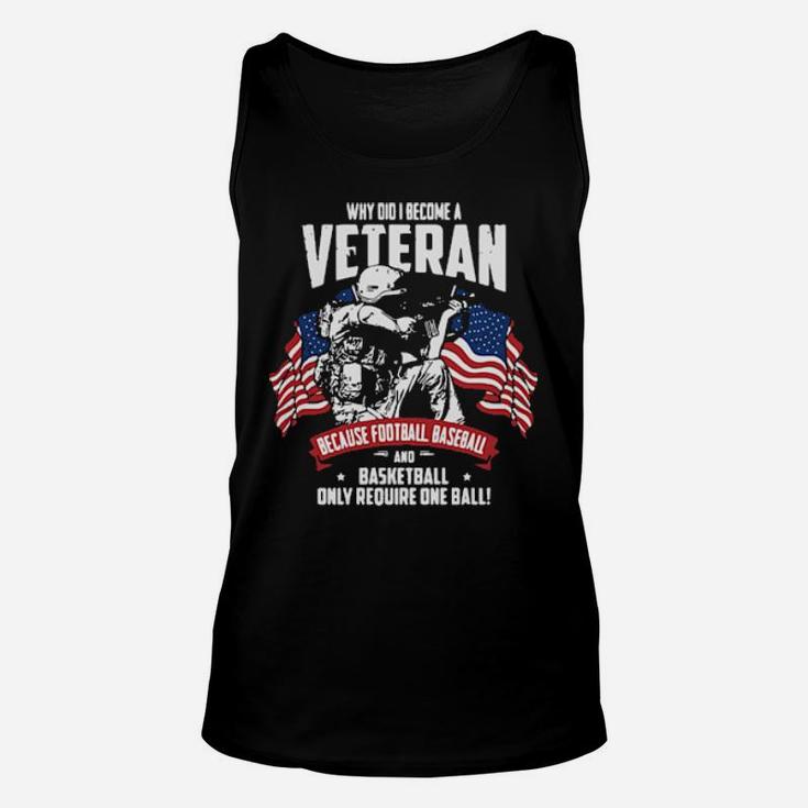 Why Did I Become A Veteran Unisex Tank Top