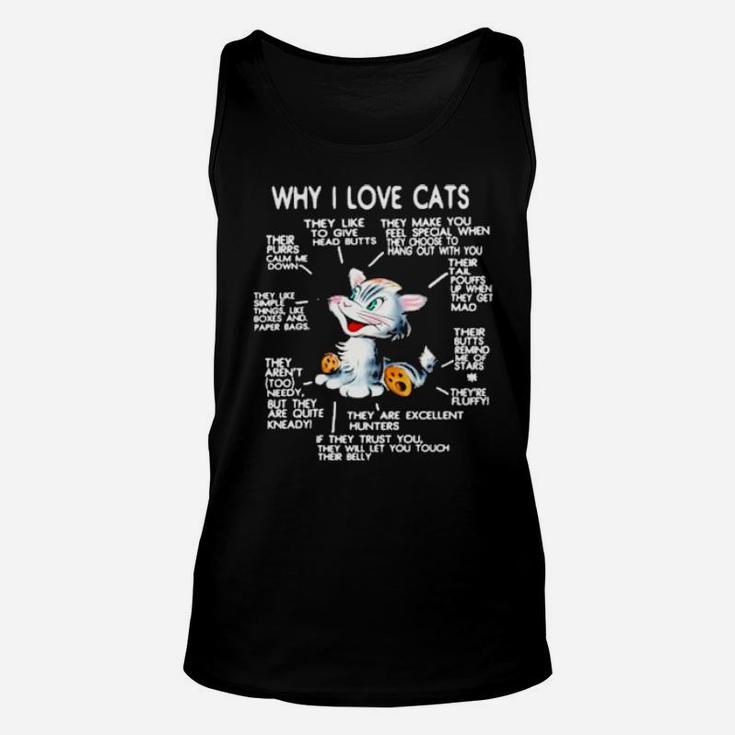 Why-I-Love-Cats-Reason Sweater Unisex Tank Top