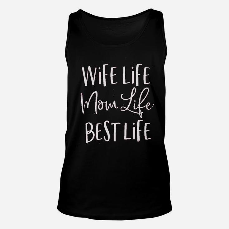 Wife Life Letter Unisex Tank Top