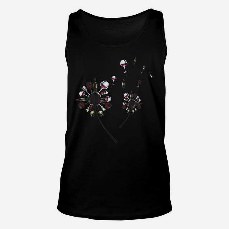 Wine Dandelion Flower For Man And Woman Unisex Tank Top