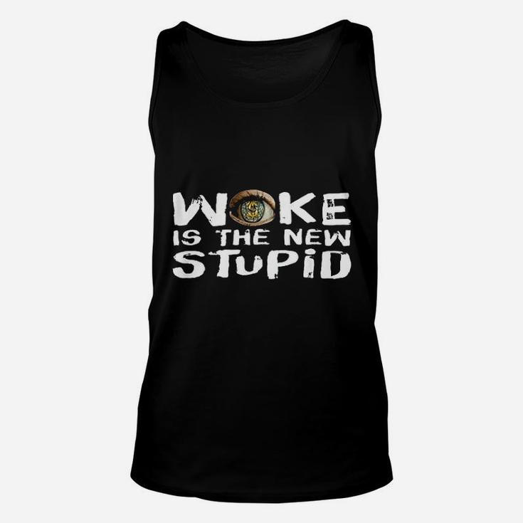 Woke Is The New Stupid Unisex Tank Top