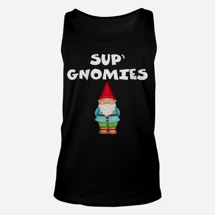 Womens Bad To The Gnome Unisex Tank Top