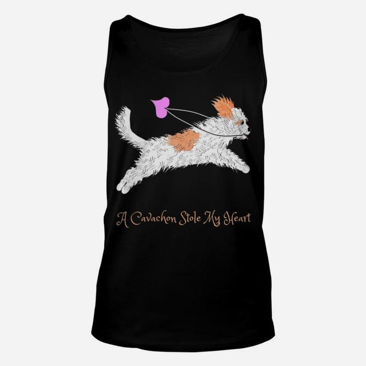 Womens Cavachon Dog Owner Themed Gift Mum Dad Child Gifts Unisex Tank Top