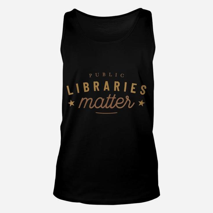 Womens Libraries Matter Unisex Tank Top