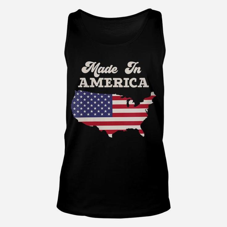 Womens Made In America Vintage Country Usa Unisex Tank Top