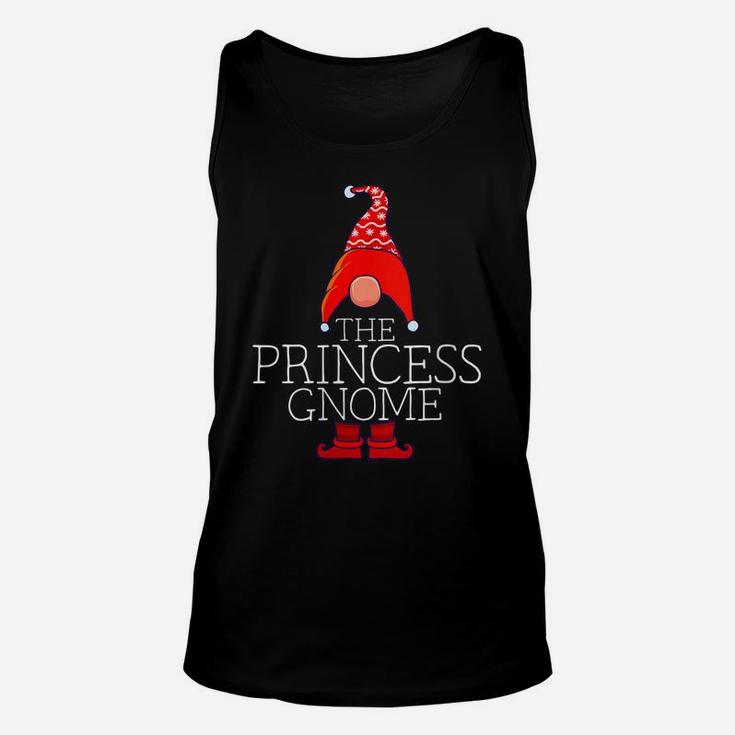 Womens Princess Gnome Family Matching Group Christmas Outfits Xmas Unisex Tank Top