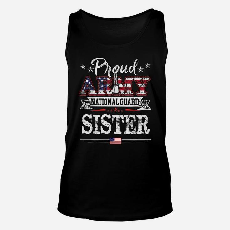 Womens Proud Army National Guard Sister Shirt US Patroitc Unisex Tank Top