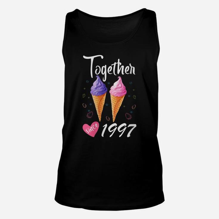 Womens Together Since 1997 23 Years Being Awesome Aniversary Gift Unisex Tank Top