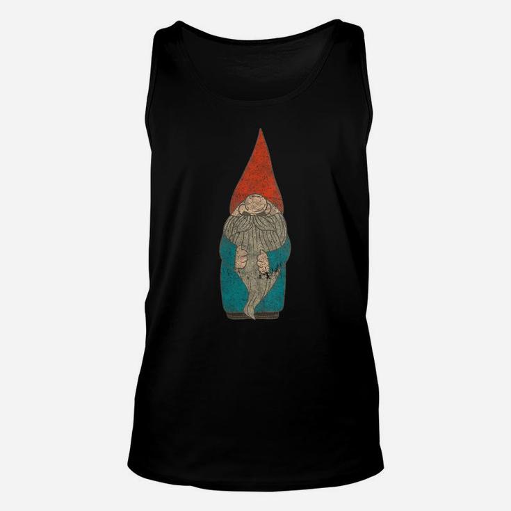 Womens Vintage Gnome Funny Yard Garden Gift Whimsy Unisex Tank Top