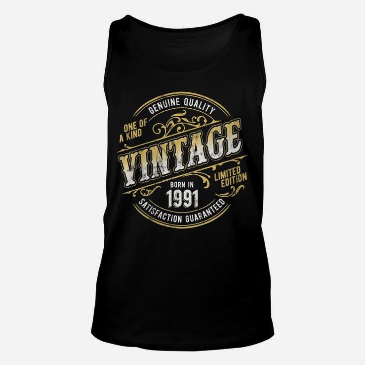 Womens Vintage Living Legend Made In 1991 Classic 30Th Birthday Unisex Tank Top