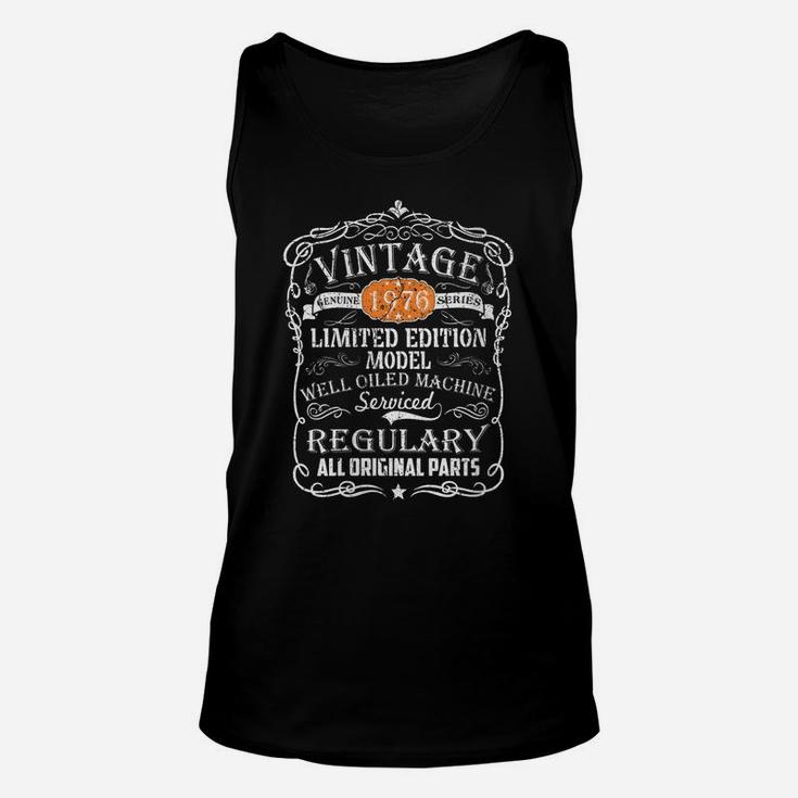 Womens Vintage Made In 1976 Retro Classic 45Th Birthday Unisex Tank Top