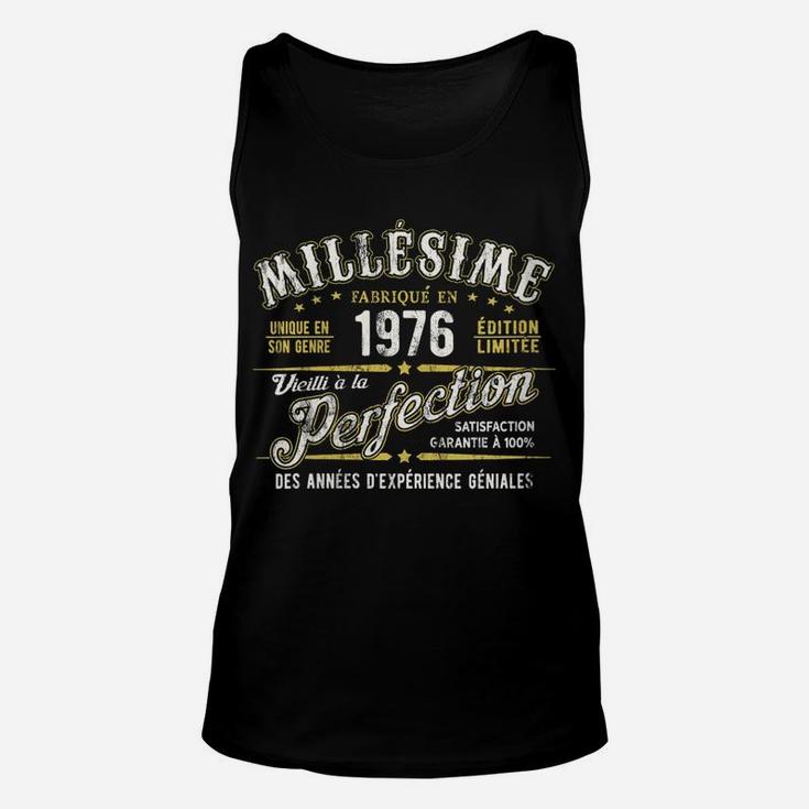 Womens Vintage Made In 1976 Vintage 45Th Birthday Unisex Tank Top