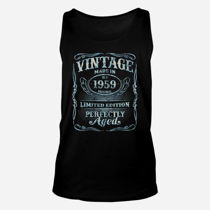 Womens Vintage Premium Made In 1959 Classic 61St Birthday Gift M7 Unisex Tank Top