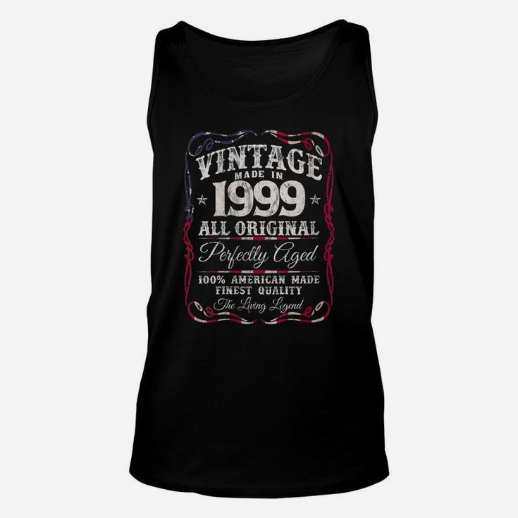 Womens Vintage Usa Legends Made In 1999 Classic 21St Birthday Z2 Unisex Tank Top