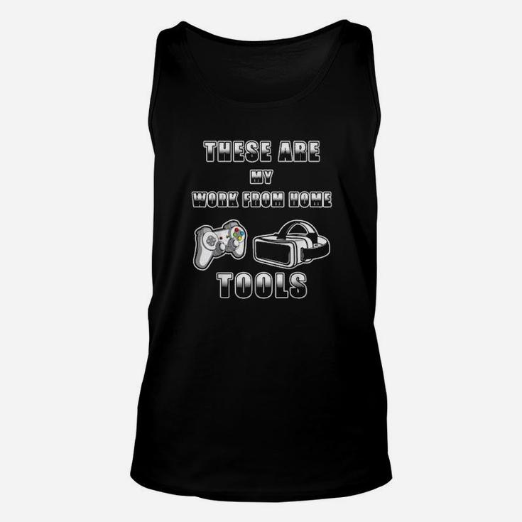 Work From Home Employee Of The Month Tools For Geek N Gamer Unisex Tank Top