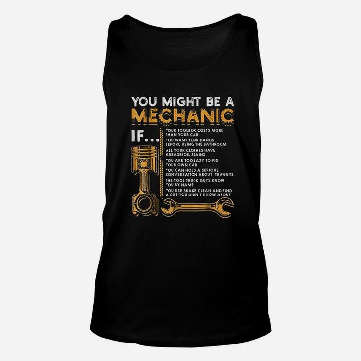 You Might Be A Mechanic Unisex Tank Top