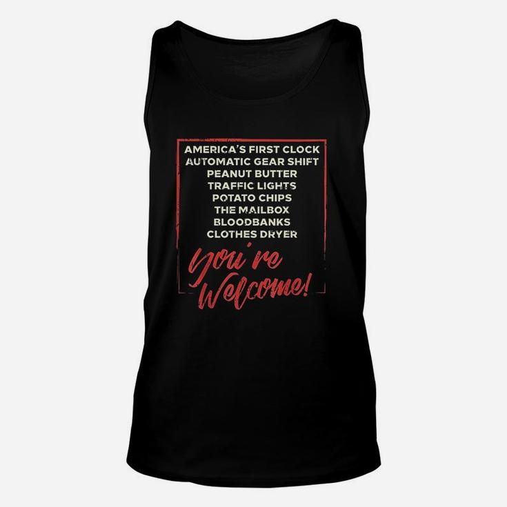 Youre Welcome Black History Month 2022 Pride African Inventors Unisex Tank Top