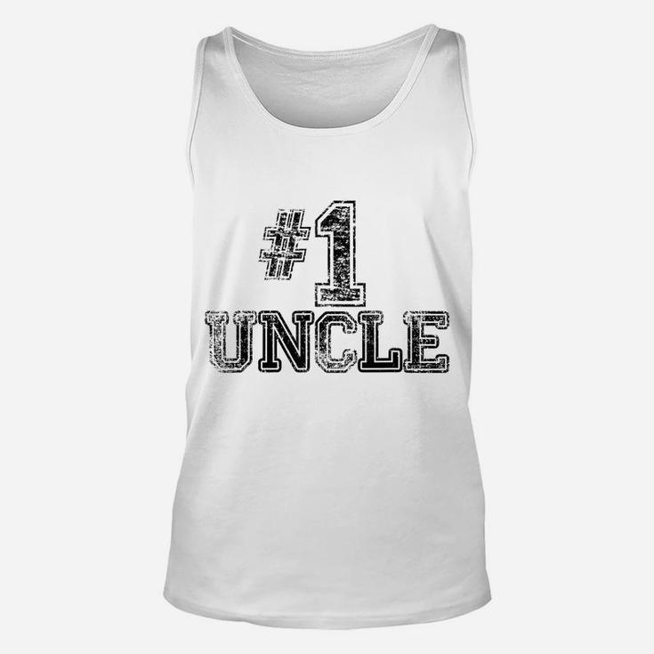 1 Uncle - Number One Sports Father's Day Gift Unisex Tank Top