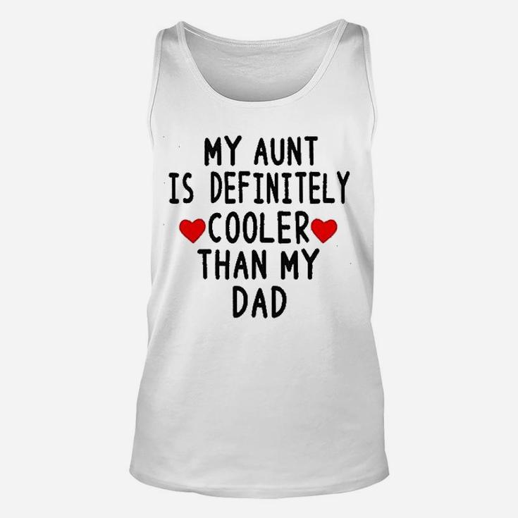 Acwssit Aunt Cool Than Dad Baby Boy Clothes Unisex Tank Top