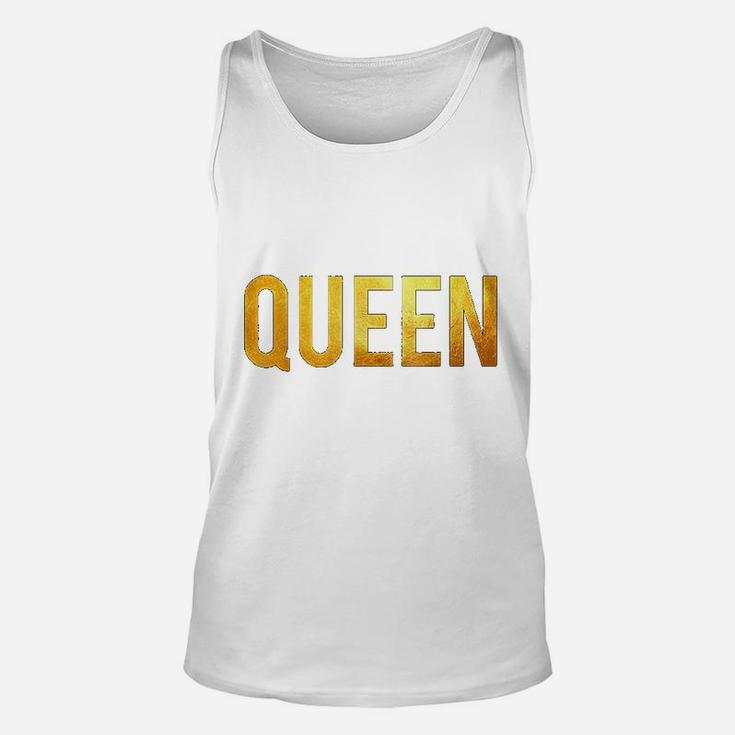 African Queen Woman Afro Black History Month Unisex Tank Top