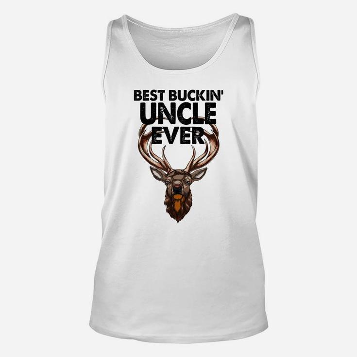 Best Buckin Uncle Ever Tshirt Funny Men Hunting Deer Buck Unisex Tank Top