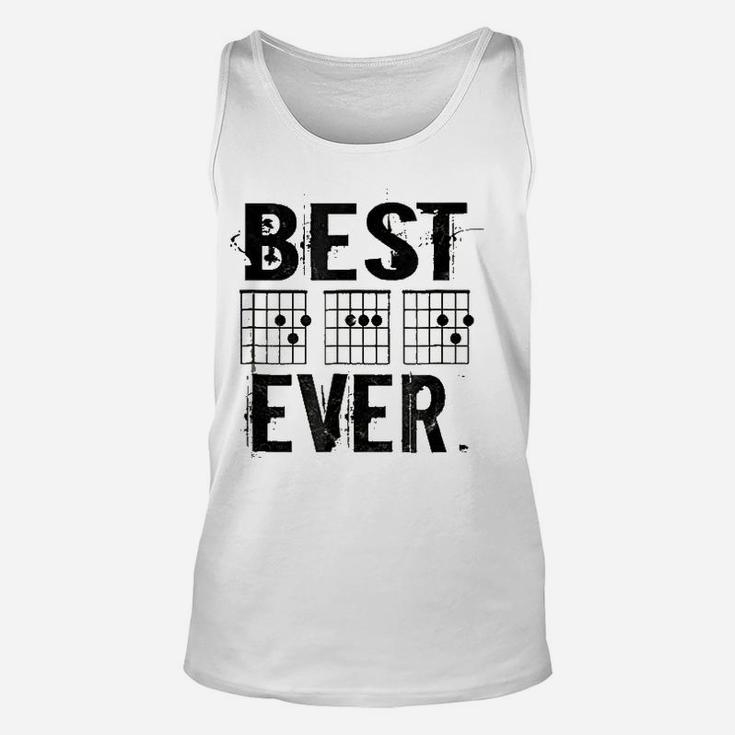 Best Guitar  Chord Saying Dad Ever Unisex Tank Top