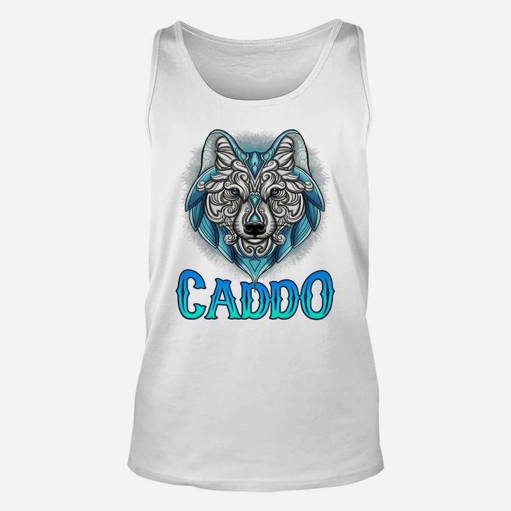 Caddo Wolf Spirit Animal Native American Caddo Heritage Rela Unisex Tank Top