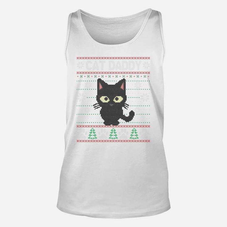 Cat Daddy Ugly Christmas Sweater Pajama Matching Xmas Gift Sweatshirt Unisex Tank Top