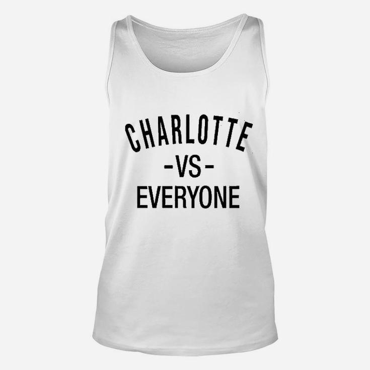 Charlotte Vs Everyone North Carolina Sports Fan Graphic Unisex Tank Top