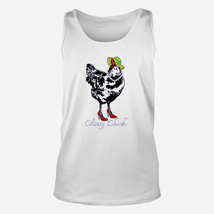 Classy Chick Chicken Hen Farm Unisex Tank Top