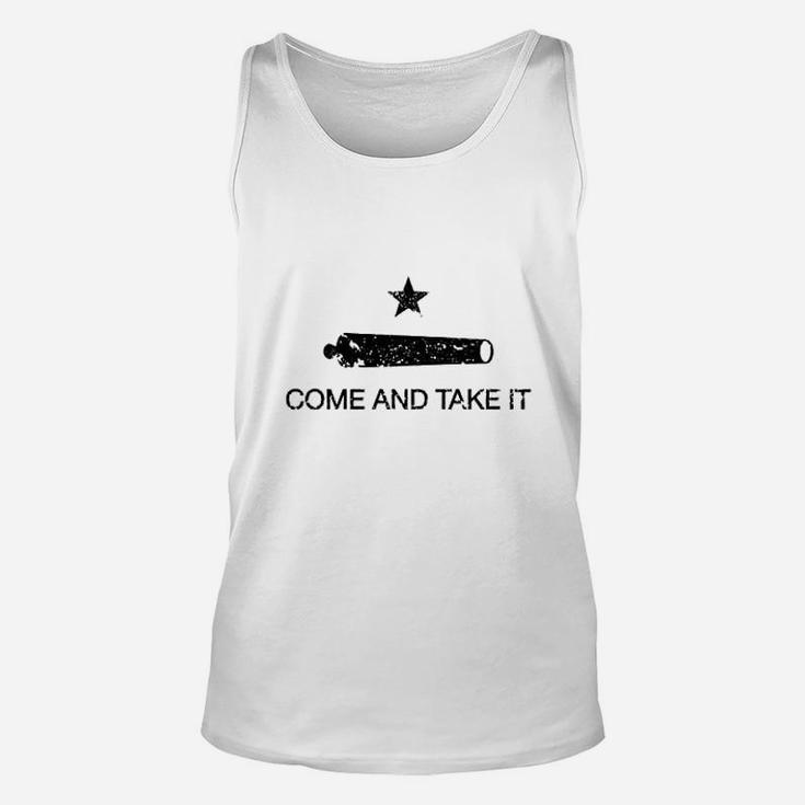 Come And Take It Flag White S Full Unisex Tank Top