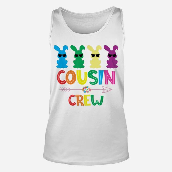 Cousin Crew Cute Bunny Rabbit Matching Easter Day Party Unisex Tank Top