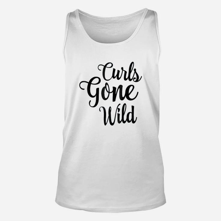 Curls Gone Wild Curly Hair Dont Care Unisex Tank Top