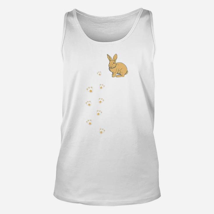 Cute Bunny Rabbit Pocket Easter Day Unisex Tank Top