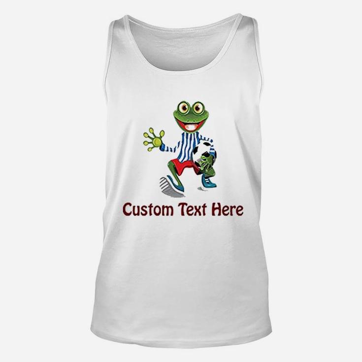 Cute Rascals Frog Soccer Player Unisex Tank Top