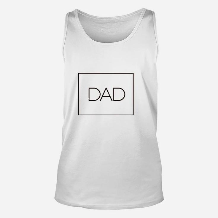 Dad  First Time Fathers Day Present Unisex Tank Top