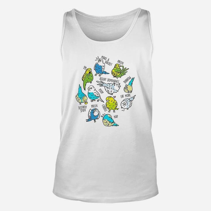 Daily To Do Budgerigar Unisex Tank Top