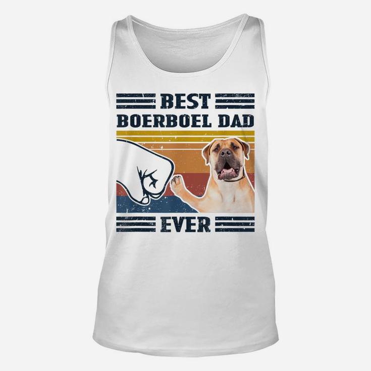 Dog Vintage Best Boerboel Dad Ever Father's Day Unisex Tank Top